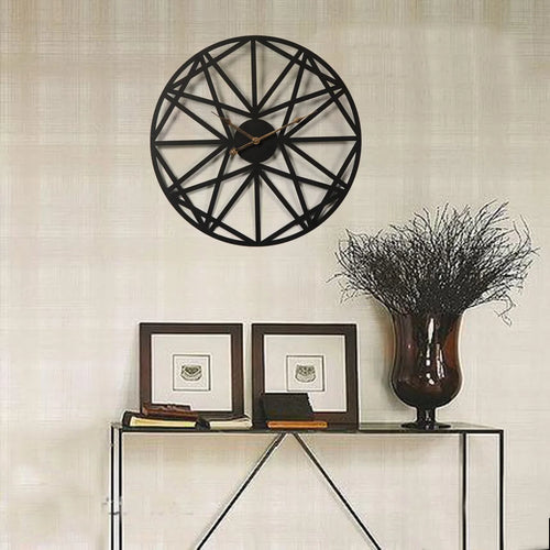 Creative Wall Clock for Living Room, Luxury, Modern, Simple Murals, Fashion - vue 6 sur 7