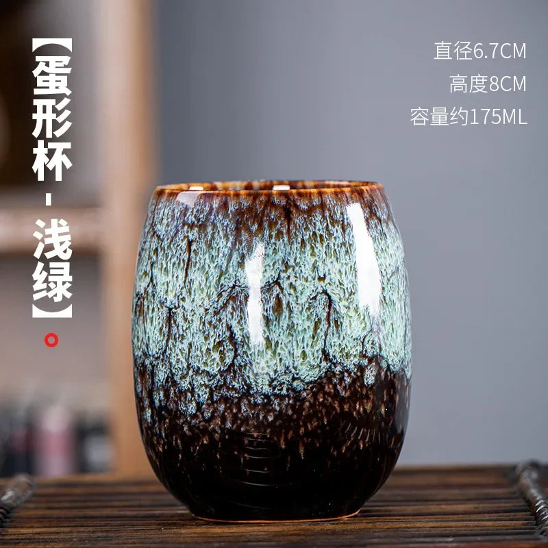 Tasse à thé kung fu céramique style tianmu