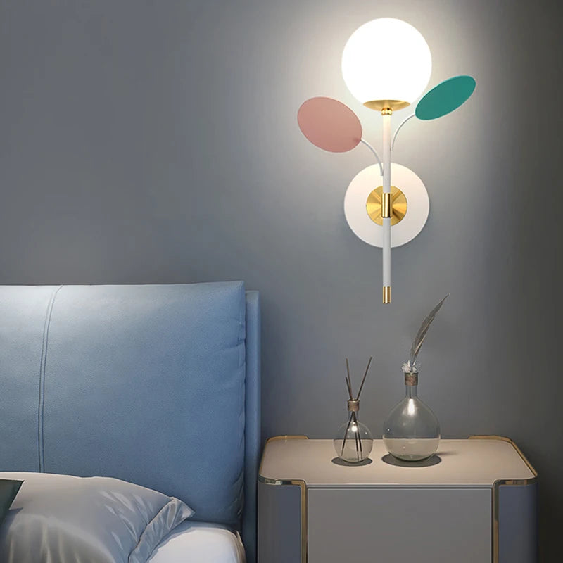 lustre led moderne atmosphérique nordique étoilé macaron créatif - vue 7 sur 16