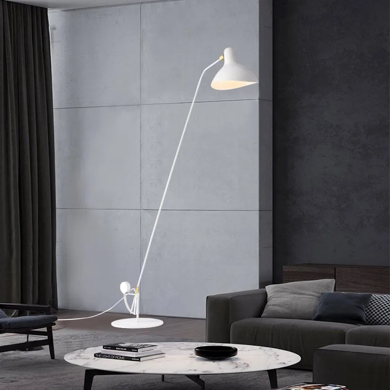 lampe de sol moderne à led au design créatif nordique - vue 4 sur 6