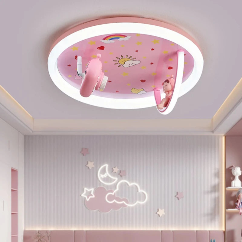 plafonnier enfant astronaute lampe mignonne décorative et chaleureuse - vue 4 sur 8