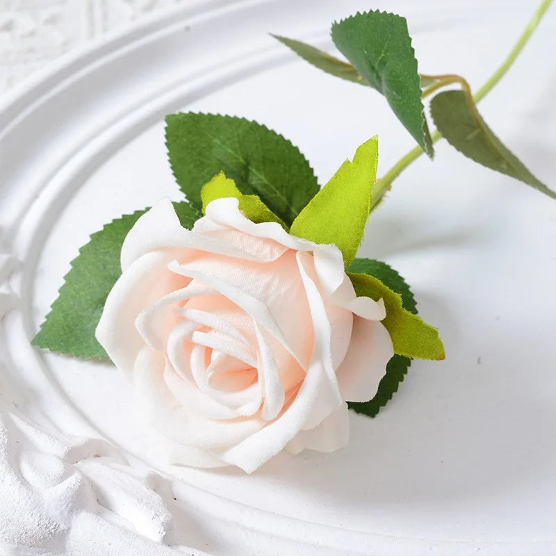 lot de 100 roses artificielles pour décoration mariage fête - vue 18 sur 18