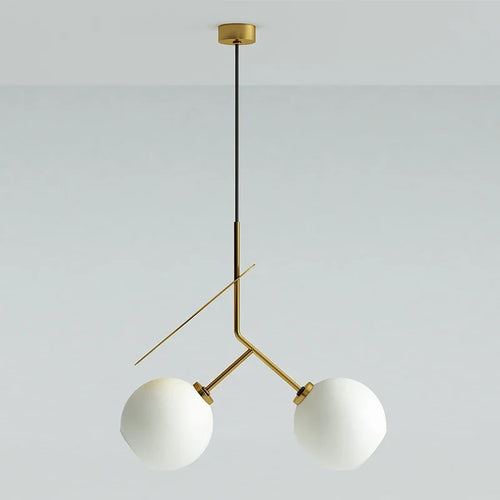 Glass Cherry Pendant Lights Italy Suspension Chandelier Hanging Lamp Red/White - vue 6 sur 12