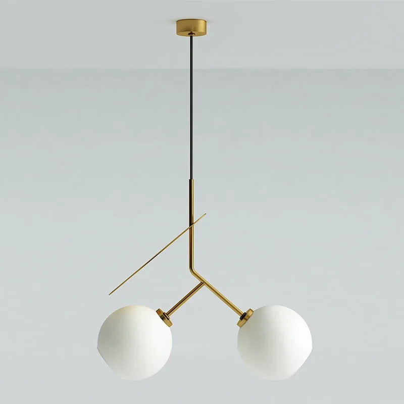 Glass Cherry Pendant Lights Italy Suspension Chandelier Hanging Lamp Red/White - vue 5 sur 12