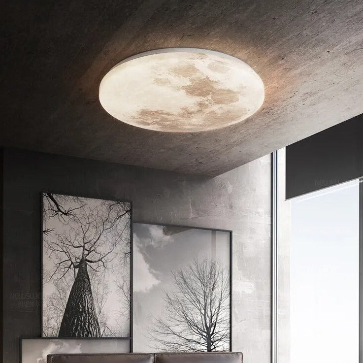 Plafonnier lune moderne minimaliste - vue 3 sur 10