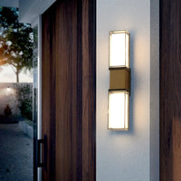 12W LED étanche porche lumières applique extérieure pour jardin couloir balcon éclairage décoration AC85-265V