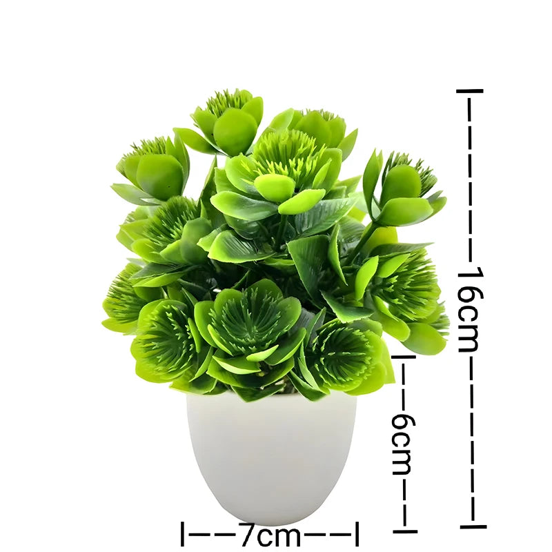 plante artificielle en pot pour décoration de bureau et jardin - vue 27 sur 45