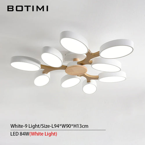 plafonnier LED gris en forme d'arbre - vue 16 sur 32