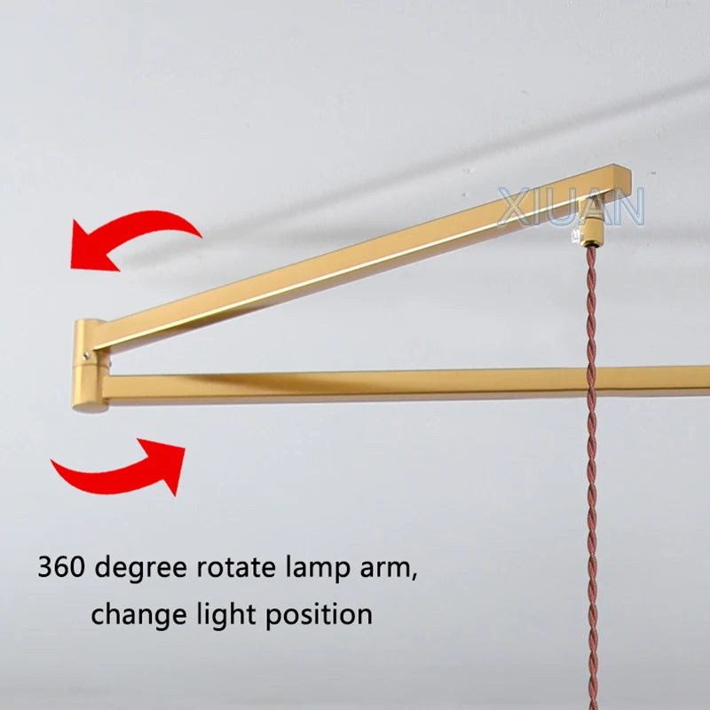 lustre wabi-sabi vintage avec tissu appliqué pliant - vue 7 sur 11
