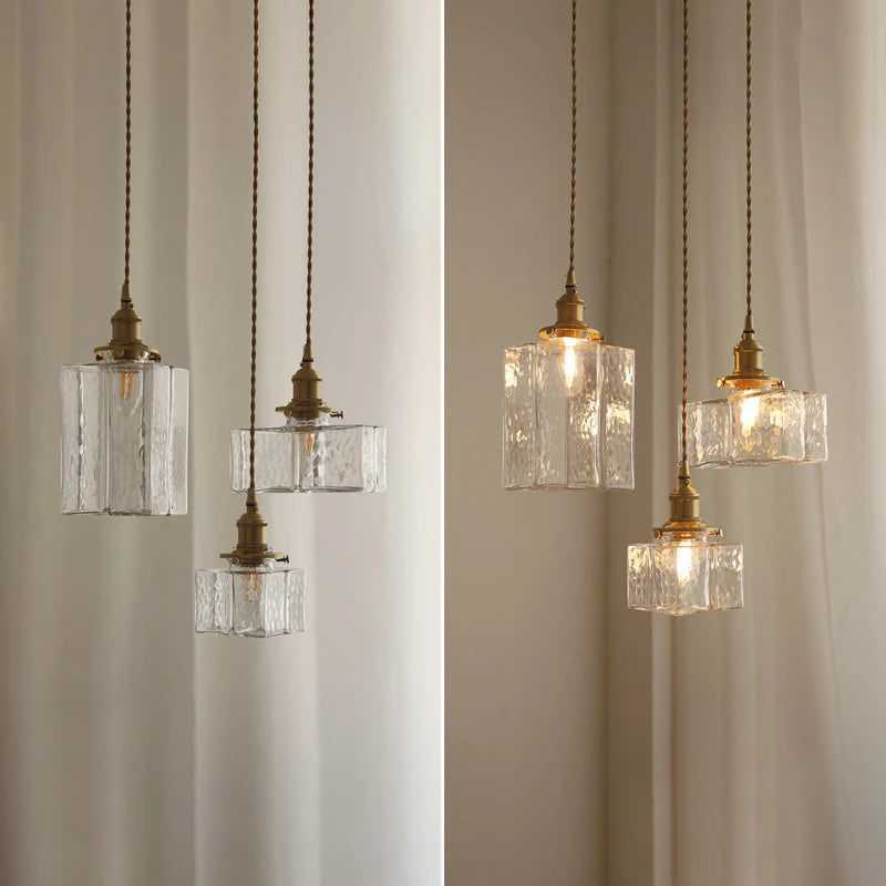 Suspension de luxe japonais en verre minimaliste - vue 7 sur 9