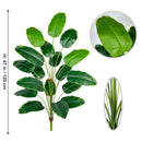 Artificial monstera plant with realistic leaves for indoor decoration
