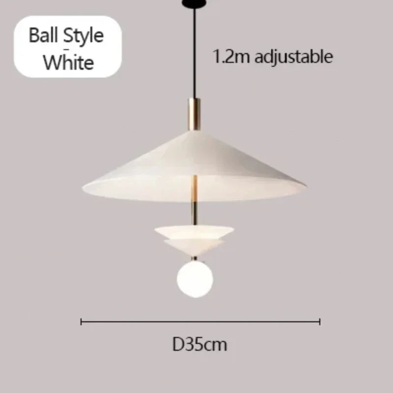 lustre moderne en métal design nordique pour éclairage intérieur - vue 10 sur 11
