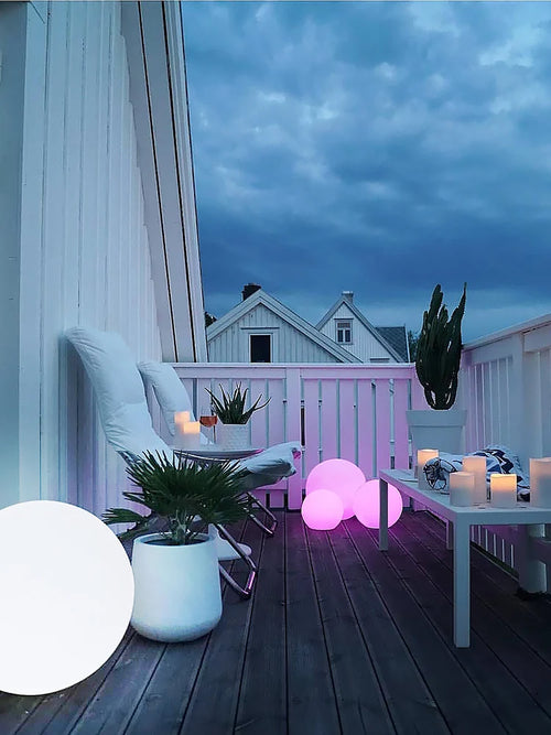 lampe de pelouse sphérique design nordique simple pour décoration intérieure - vue 5 sur 15