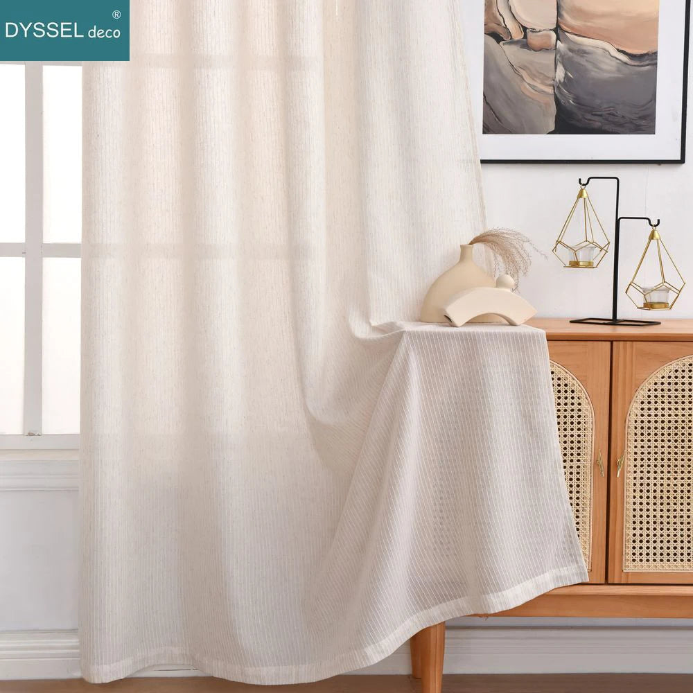 Rideau moderne à rayures style européen salon chambre