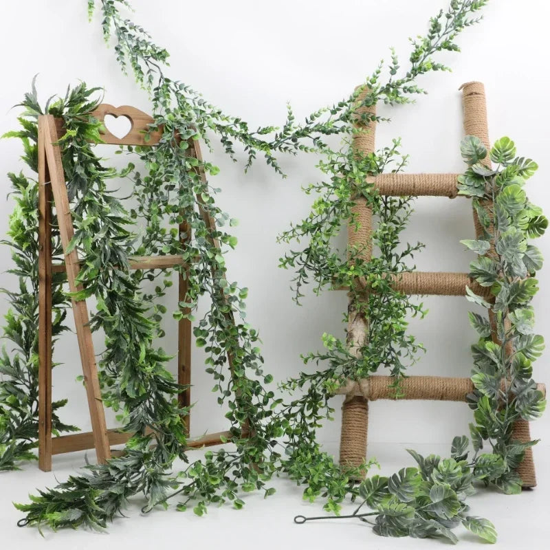 guirlandes de vigne artificielles pour décorations mariage et DIY - vue 4 sur 16