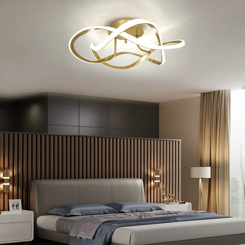 Plafonnier LED modernes pour salon salle à manger couloir chambre cage à oiseaux intérieur décor à la maison - vue 4 sur 10