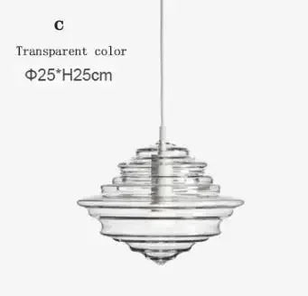 lampe suspendue en verre design moderne pour bars et cafés - vue 13 sur 12