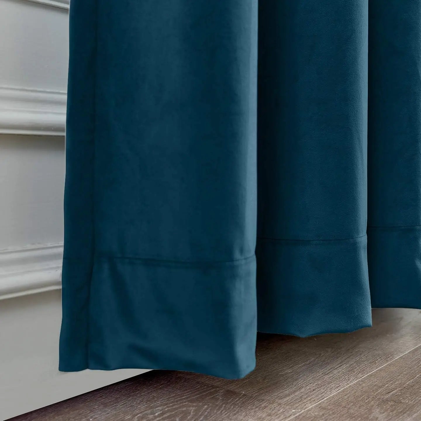 Rideau velours occultant moderne sur mesure salon chambre - vue 10 sur 10