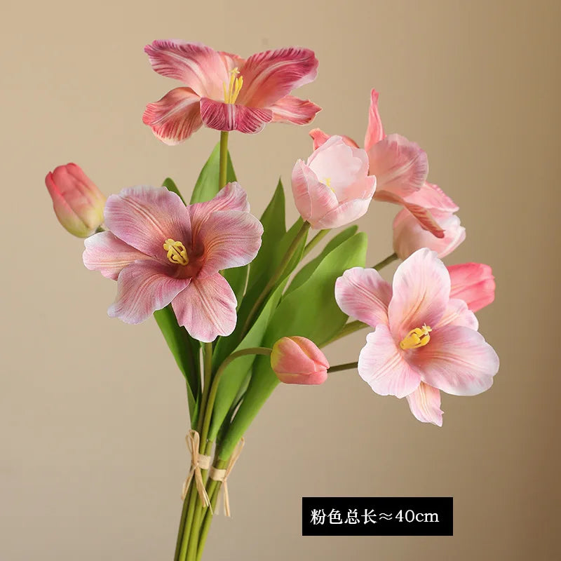 Realistic artificial tulip flowers luxury wedding decoration - vue 7 sur 9