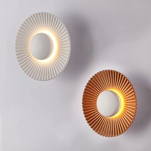applique murale led moderne en forme de disque pour hôtel et restaurant - vue 3 sur 11