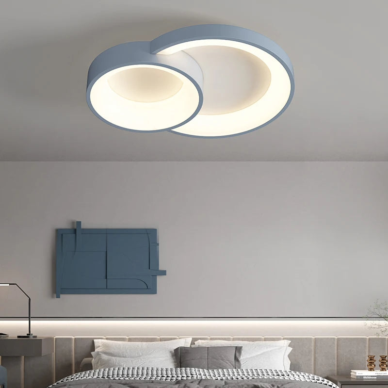 Modern minimalist cloud-shaped LED lamp - vue 5 sur 15