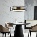 suspension led de luxe nordique simple pour bar restaurant