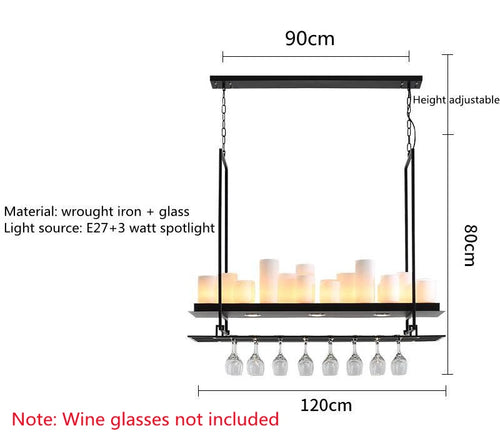 Nordique luxe salle à manger lustre intérieur salon table à manger lampes en verre simple cuisine île LED lustre éclairage - vue 19 sur 20