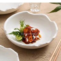 Bol irregulier ceramique epaisse style restaurant cuisine moderne