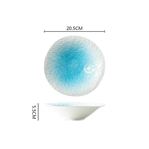 Bol ceramique motif roche style naturel cuisine