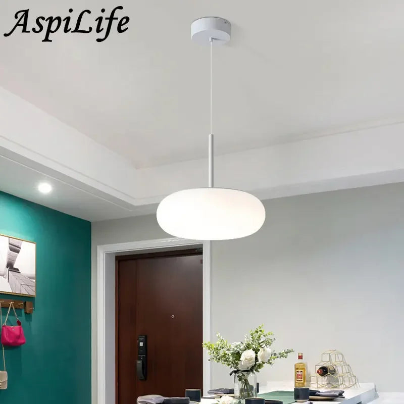 Lustre LED Apple modernes maison salon chambre couloir porche balcon - vue 5 sur 17