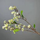 lot de 2 fleurs artificielles en saule des neiges décoratives