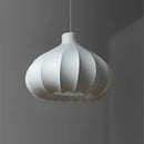 Minimalist nordic silk LED chandelier wabi sabi decorative indoor light