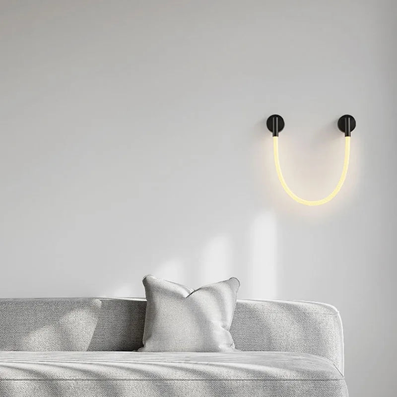 applique murale en silicone et acier inoxydable pour - vue 5 sur 10