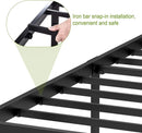 3500lbs Heavy Duty,18 Inch Metal Platform Bed Frame Steel Slat Mattress Foundation/Reinforced Platform/Noise Free/Easy Assembly