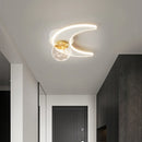 Plafonnier d'intérieur LED étoile et lune