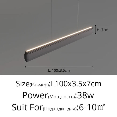 lustre suspendu au design moderne et luxueux