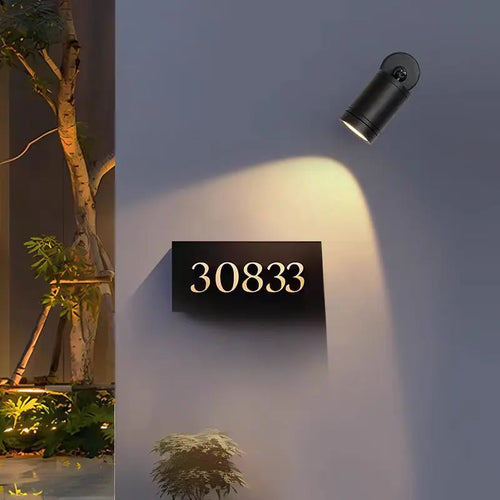 Waterproof adjustable LED outdoor wall light for signs - vue 7 sur 14