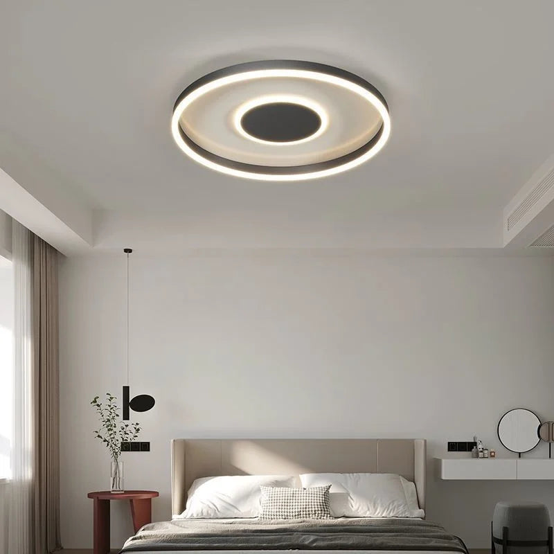 plafonnier led décoratif circulaire pour intérieur moderne - vue 5 sur 13