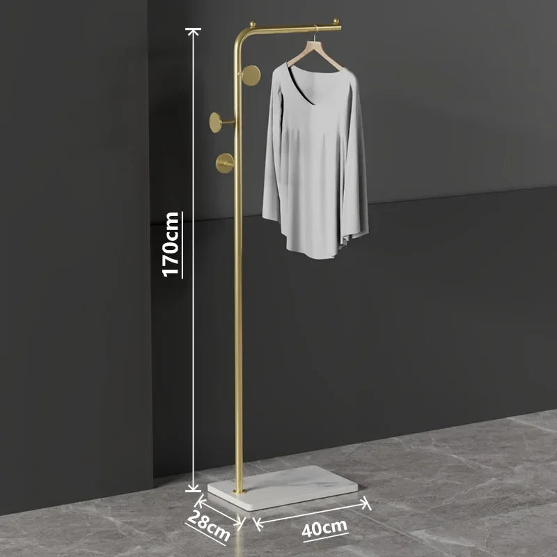 porte-vêtements nordique léger et moderne pour rangement élégant