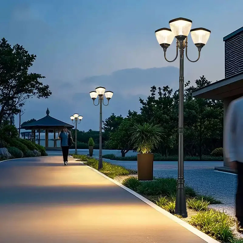 lampadaires modernes pour jardin éclairage extérieur décoratif étanche