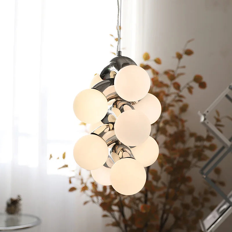 lustre moderne et créatif en forme de raisin style nordique vintage - vue 5 sur 12