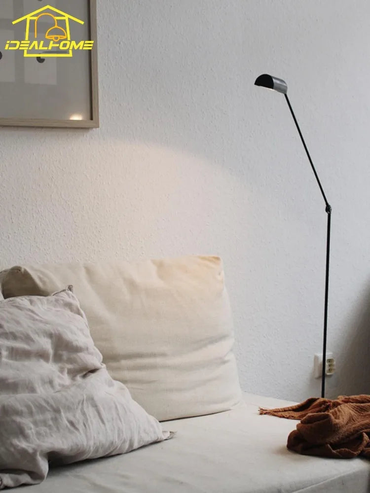 lampadaire à moteur à intensité variable design italien avec bras pivotant - vue 4 sur 16