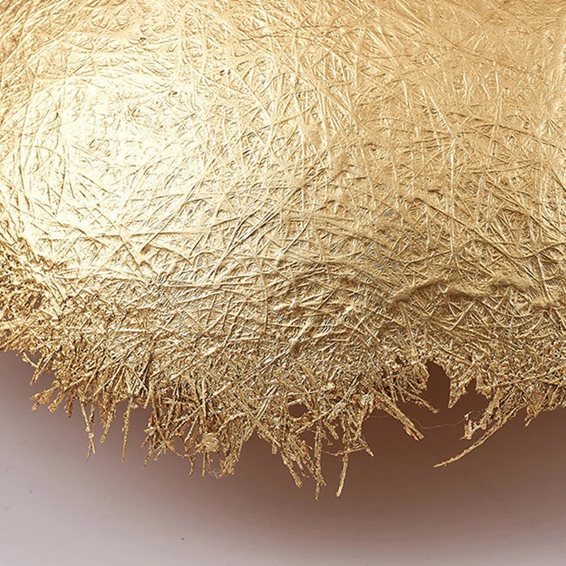 applique murale led style américain feuille d'or décoration magasin restaurant - vue 7 sur 6