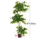 Large artificial ficus tree with realistic leaves for indoor decoration