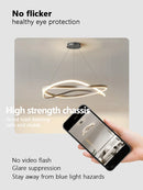 modern creative minimalist ring chandelier for home