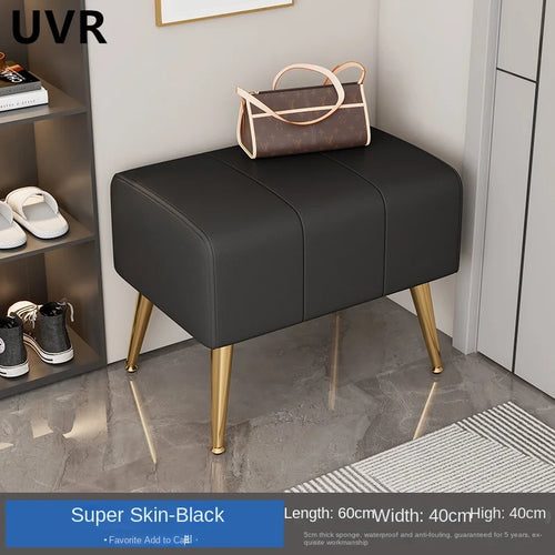 banc à chaussures moderne et luxueux avec assise confortable - vue 7 sur 10
