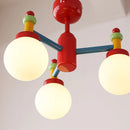 suspension en verre blanc pour divers espaces