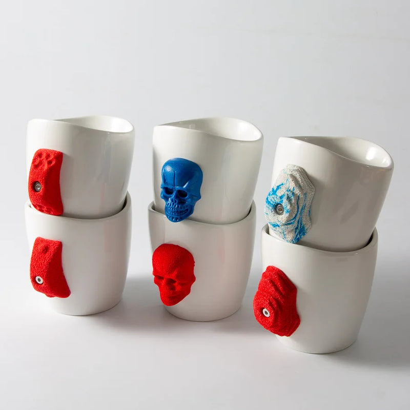 Tasse en céramique poignée escalade style créatif