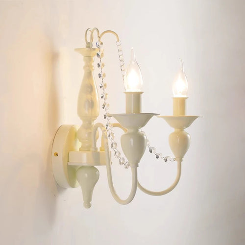 applique murale rétro en cristal style rustique pour décoration