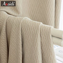Rideau occultant moderne pour chambre salon isolation thermique